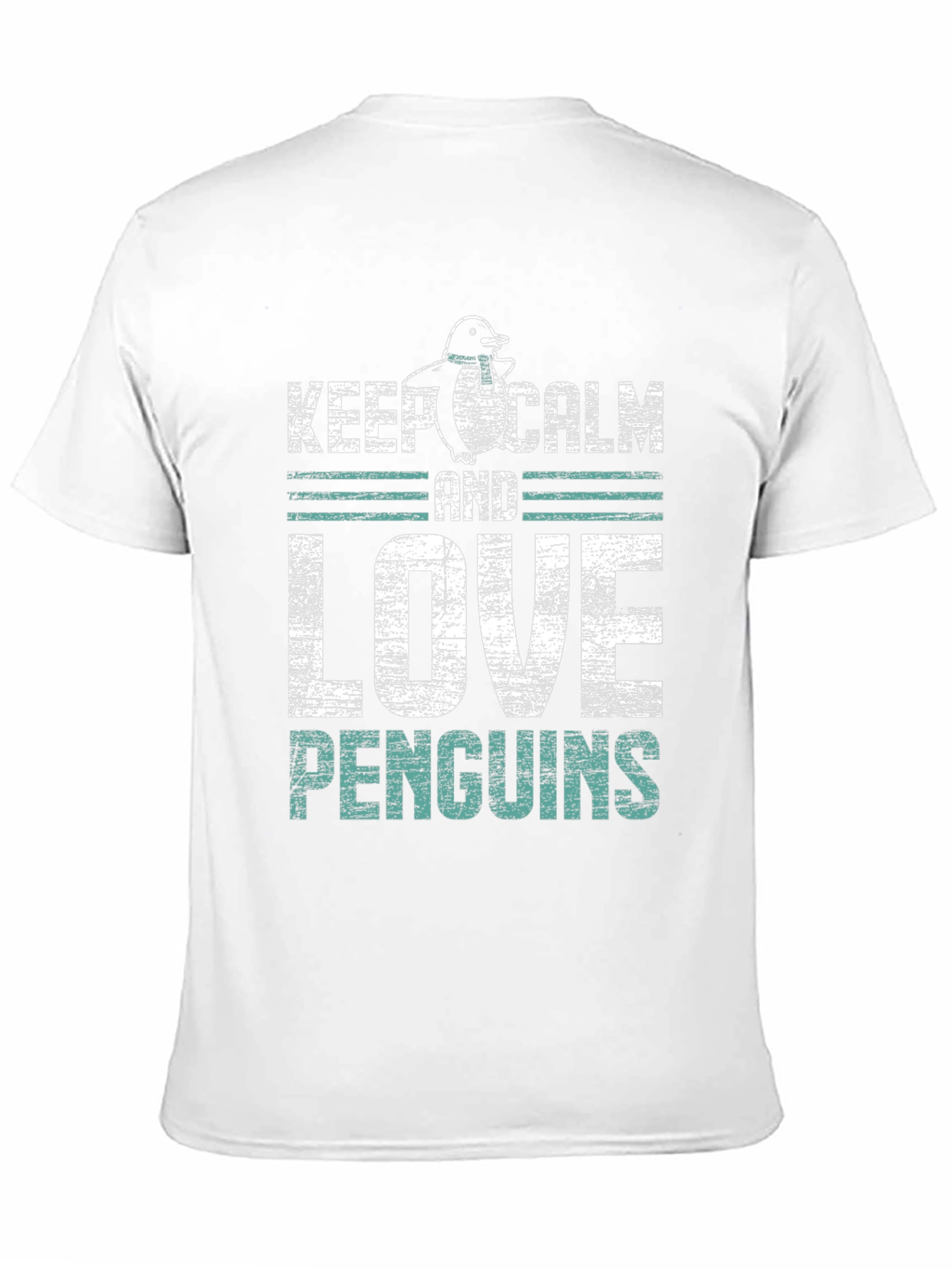 Keep Calm & Love Penguins Graphic T-Shirt