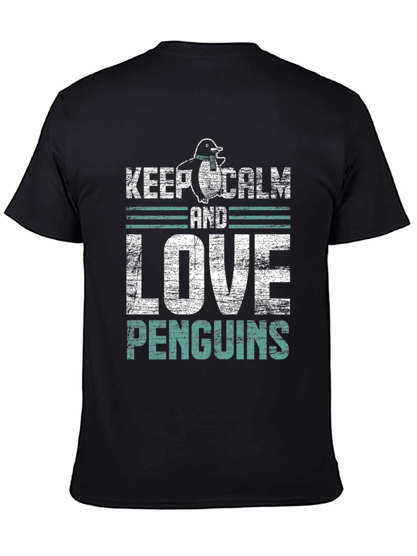 Keep Calm & Love Penguins Graphic T-Shirt