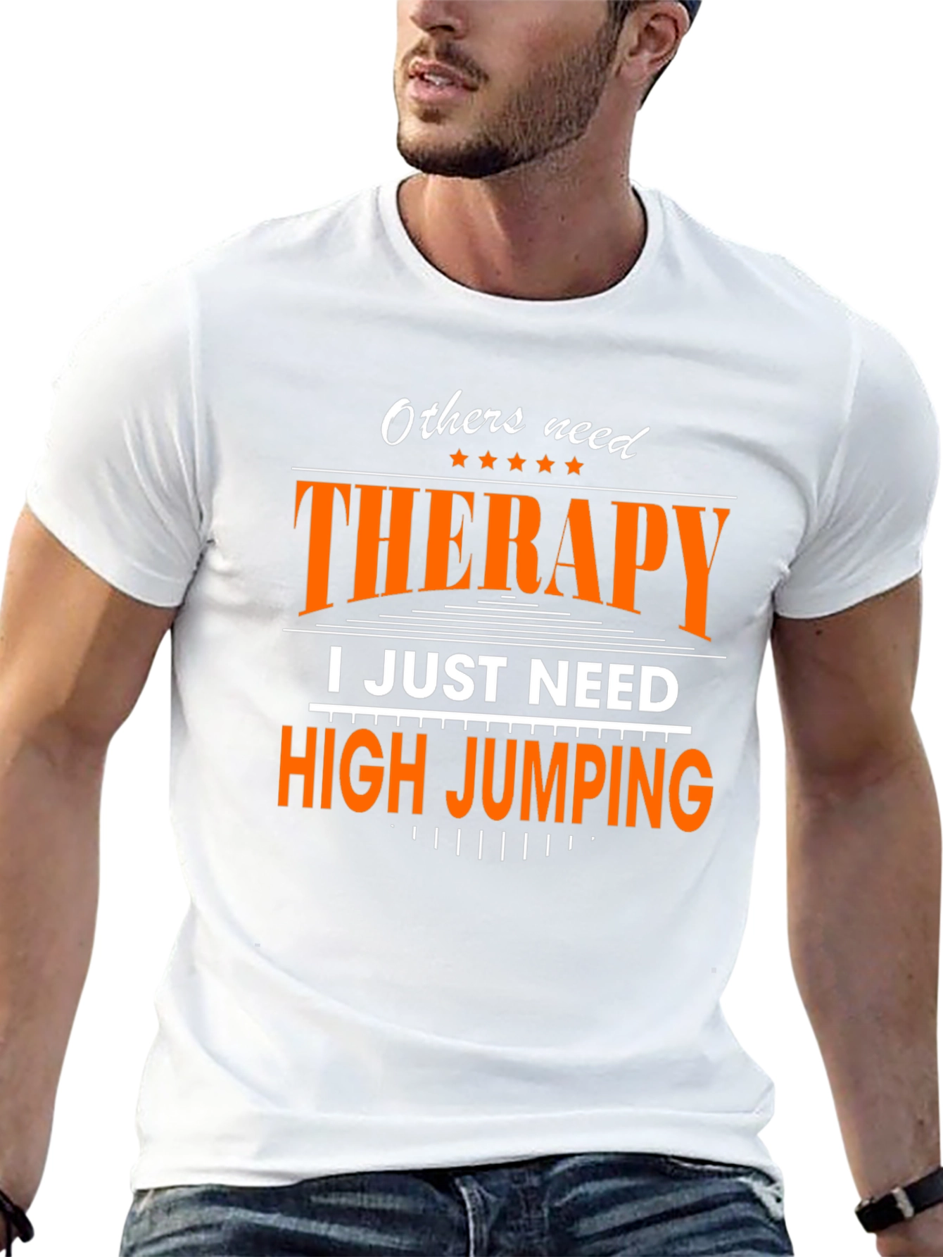 High Jumping Therapy Graphic Tee