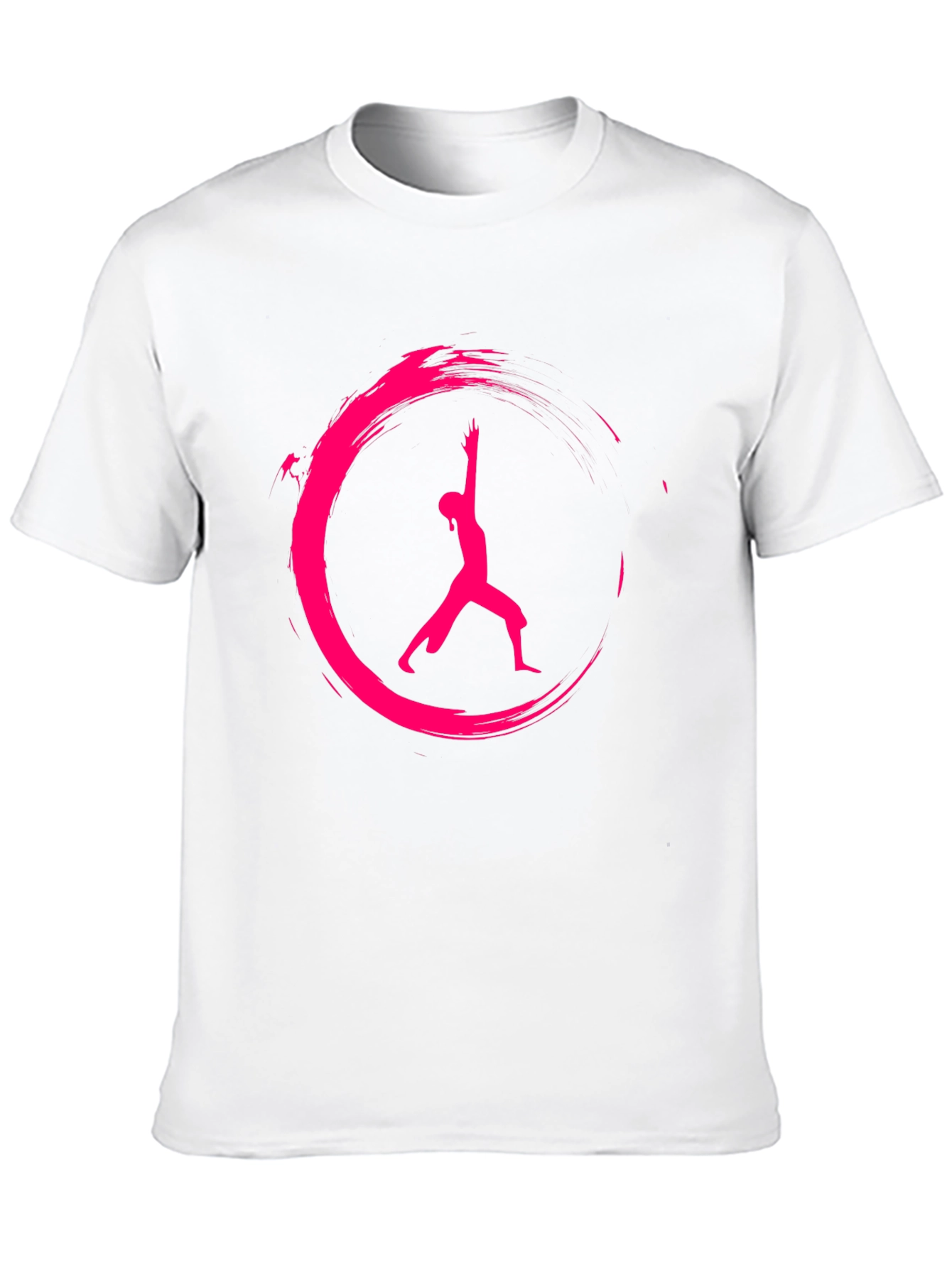 Yoga Pose Graphic Black T-Shirt