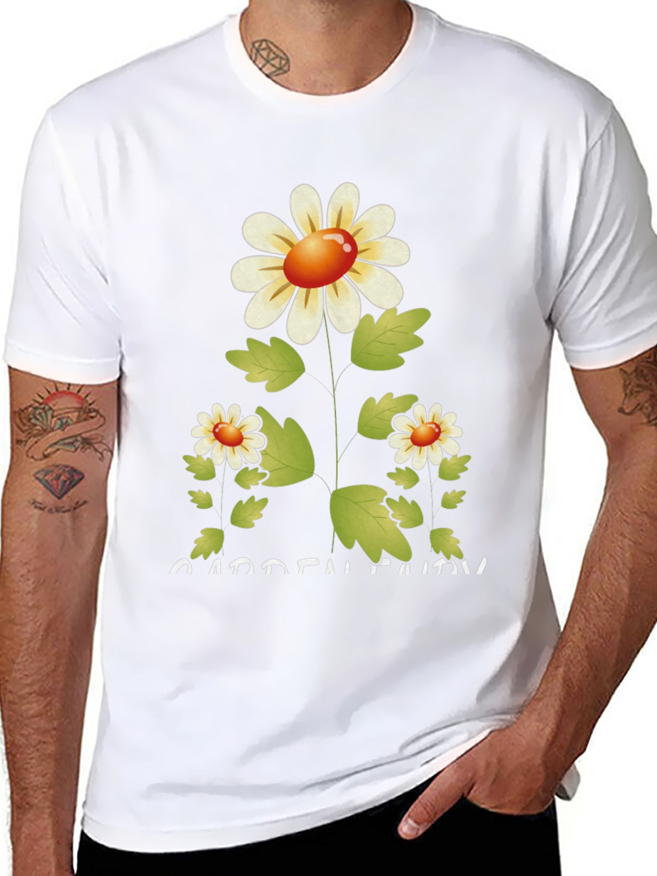 Floral Garden Fairy Graphic T-Shirt
