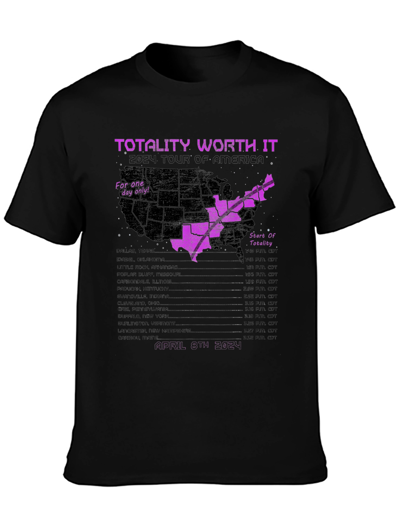 Total Solar Eclipse 2024 T-Shirt