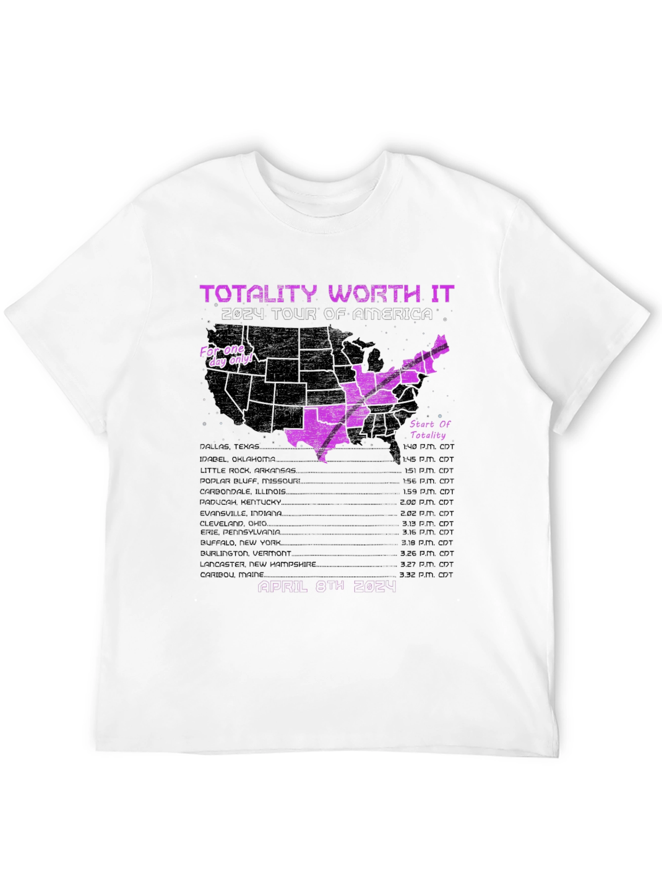 Total Solar Eclipse 2024 T-Shirt