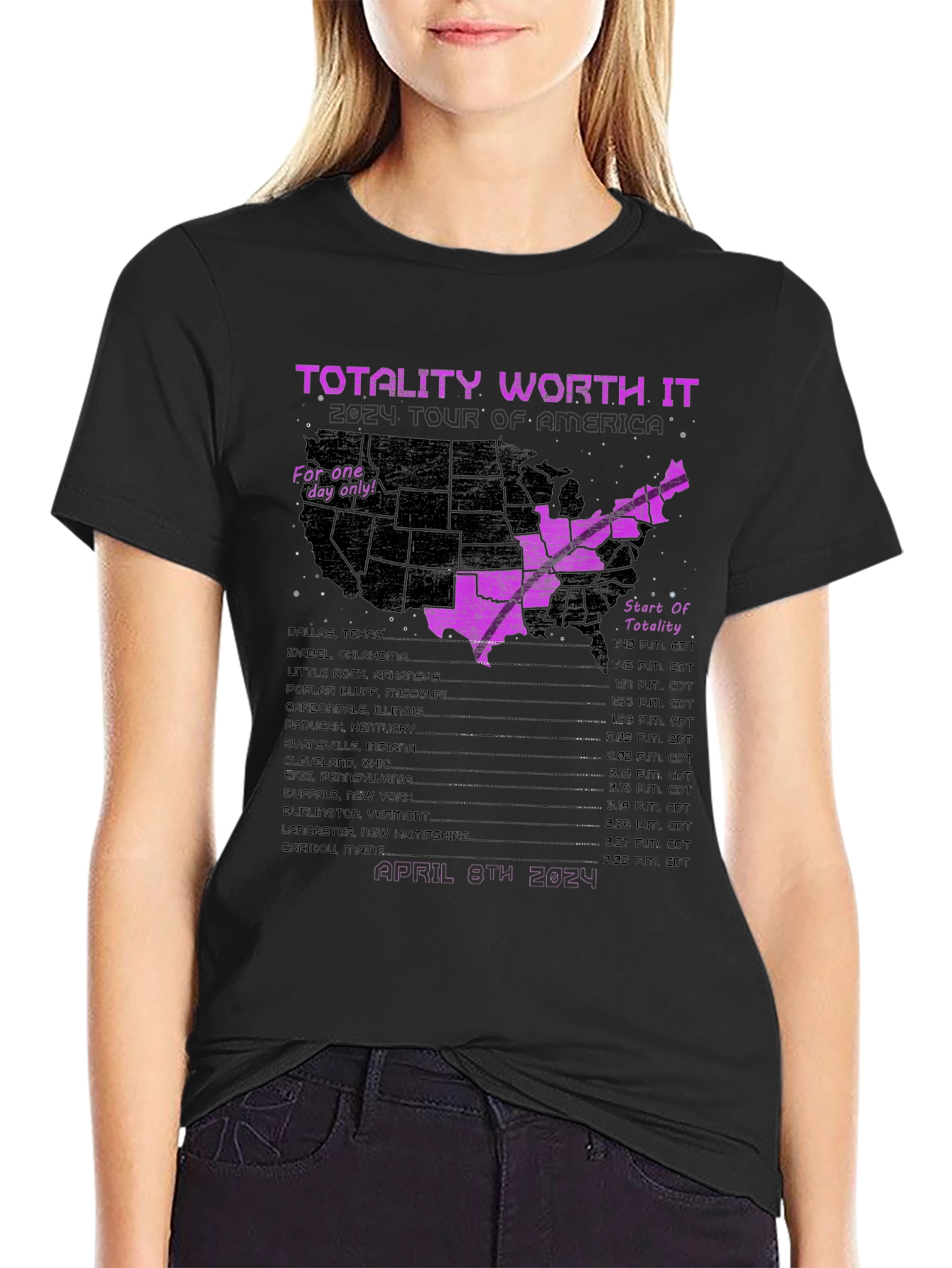 Total Solar Eclipse 2024 T-Shirt