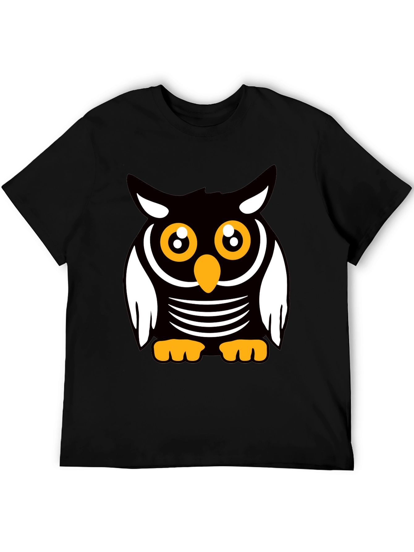 Cute Cartoon Owl Graphic T-Shirt