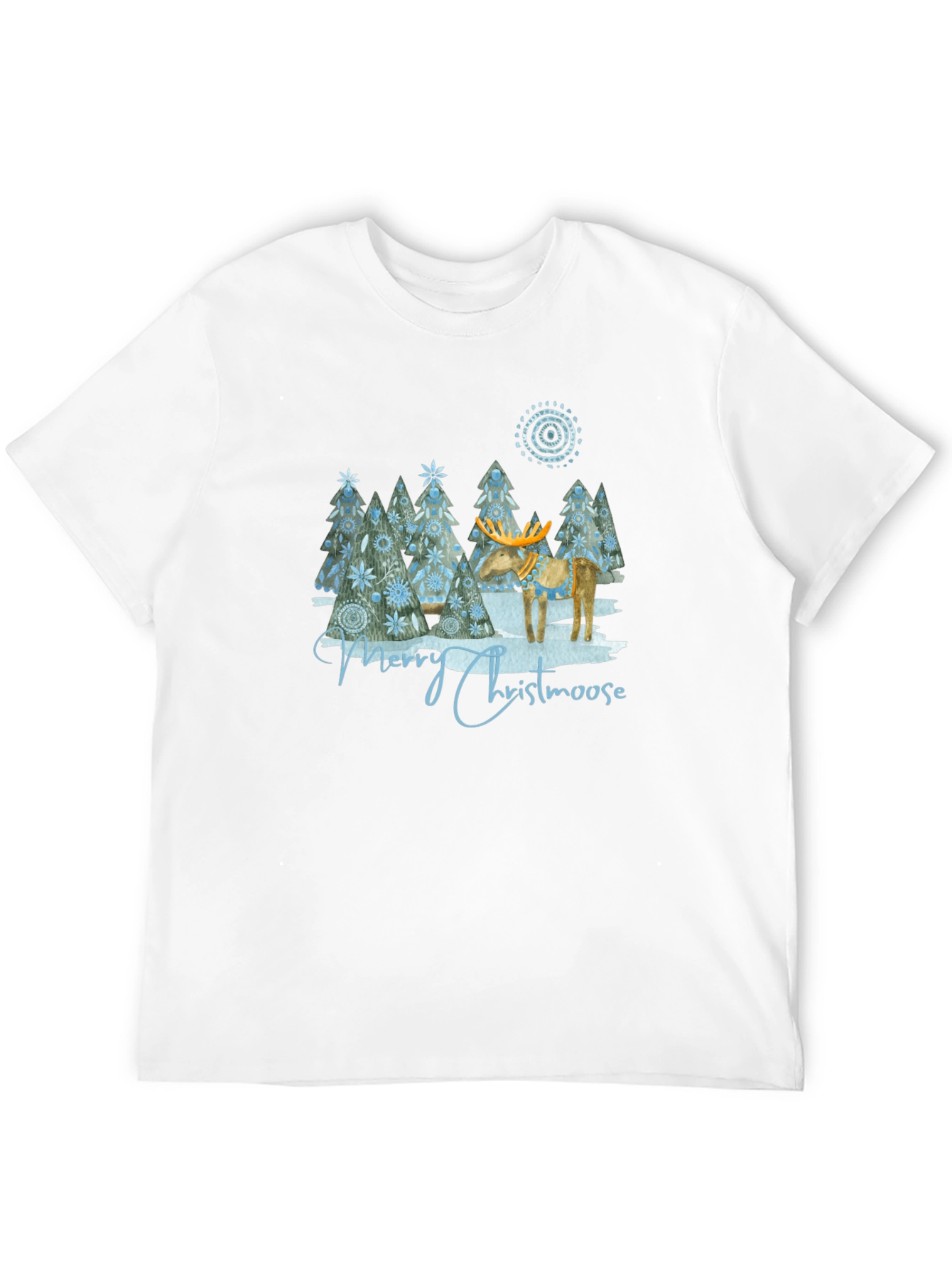 Merry Christmoose Graphic T-Shirt