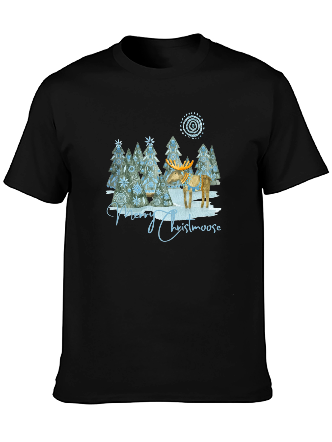 Merry Christmoose Graphic T-Shirt