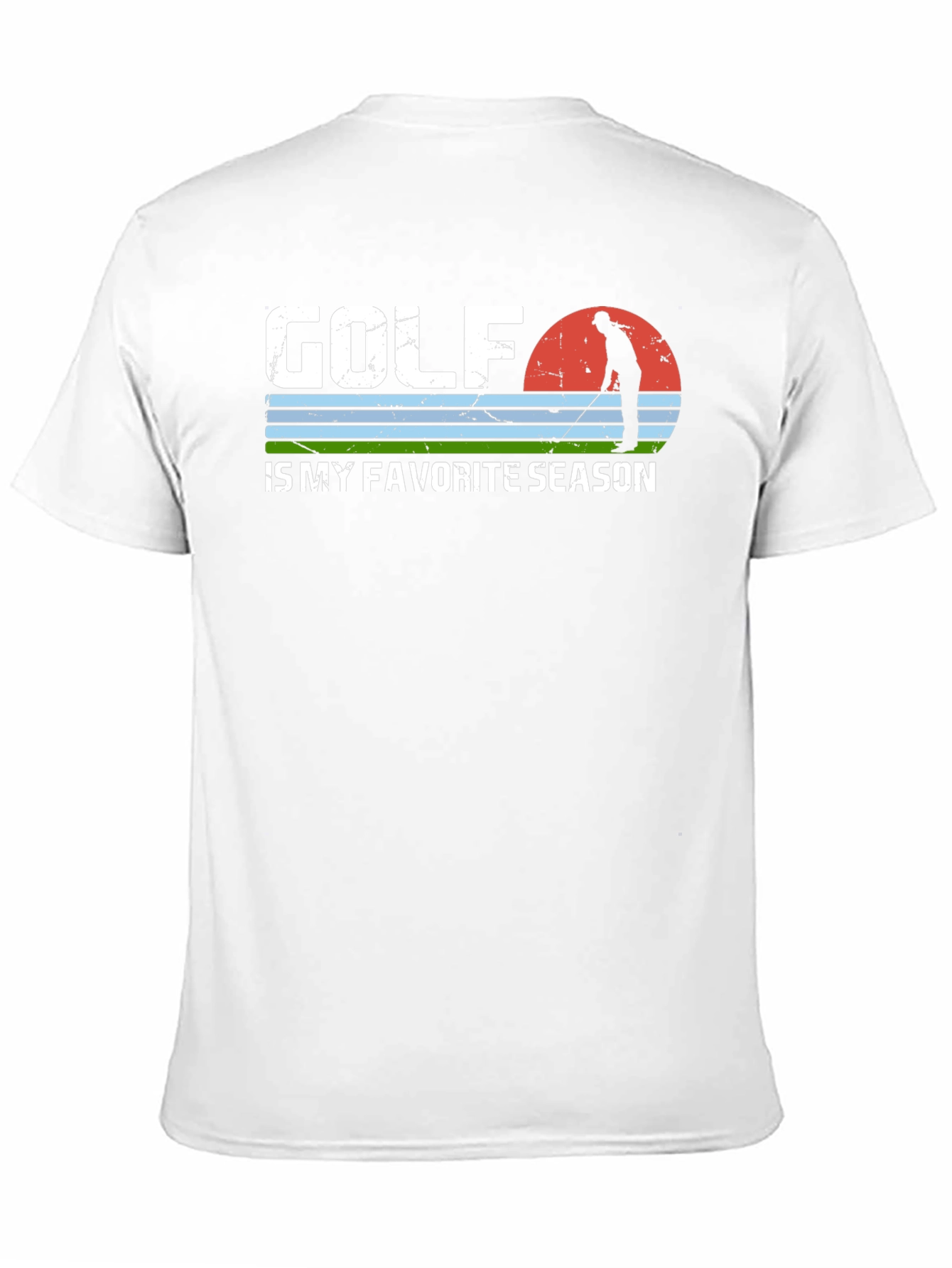 Golf is My Favorite Season Black T-Shirt