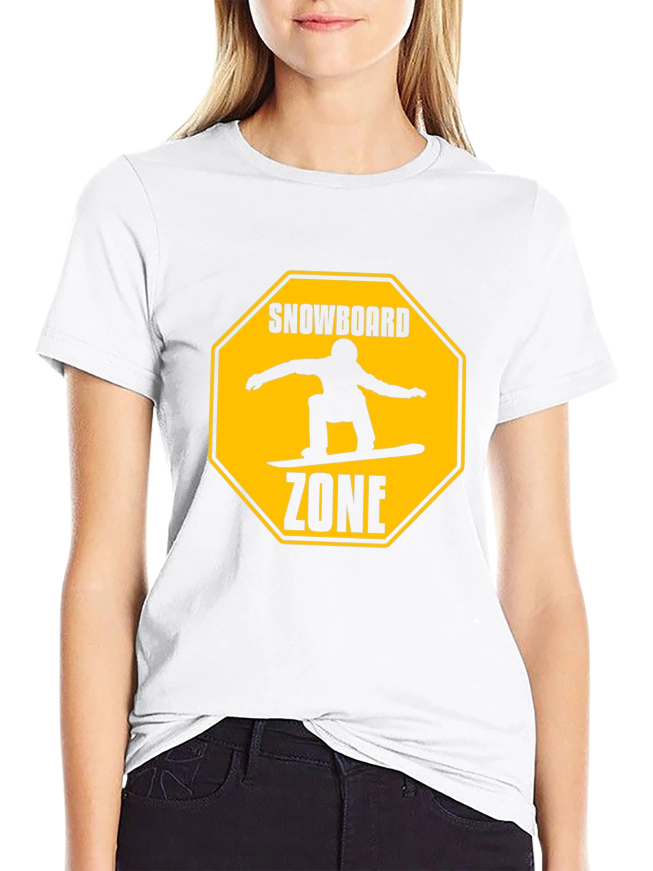 Snowboard Zone Graphic Tee - Black T-Shirt