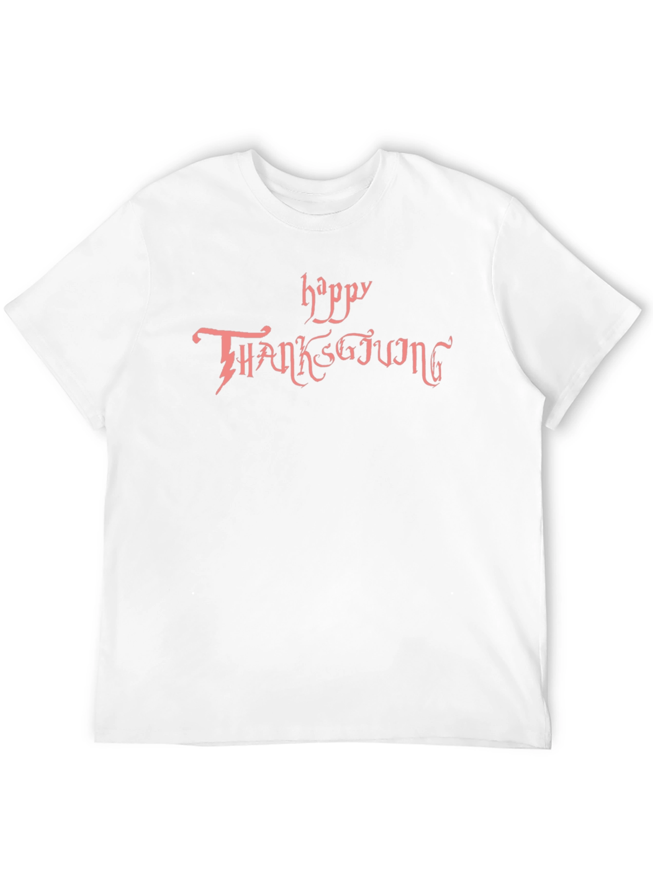 Happy Thanksgiving Graphic T-Shirt - Black