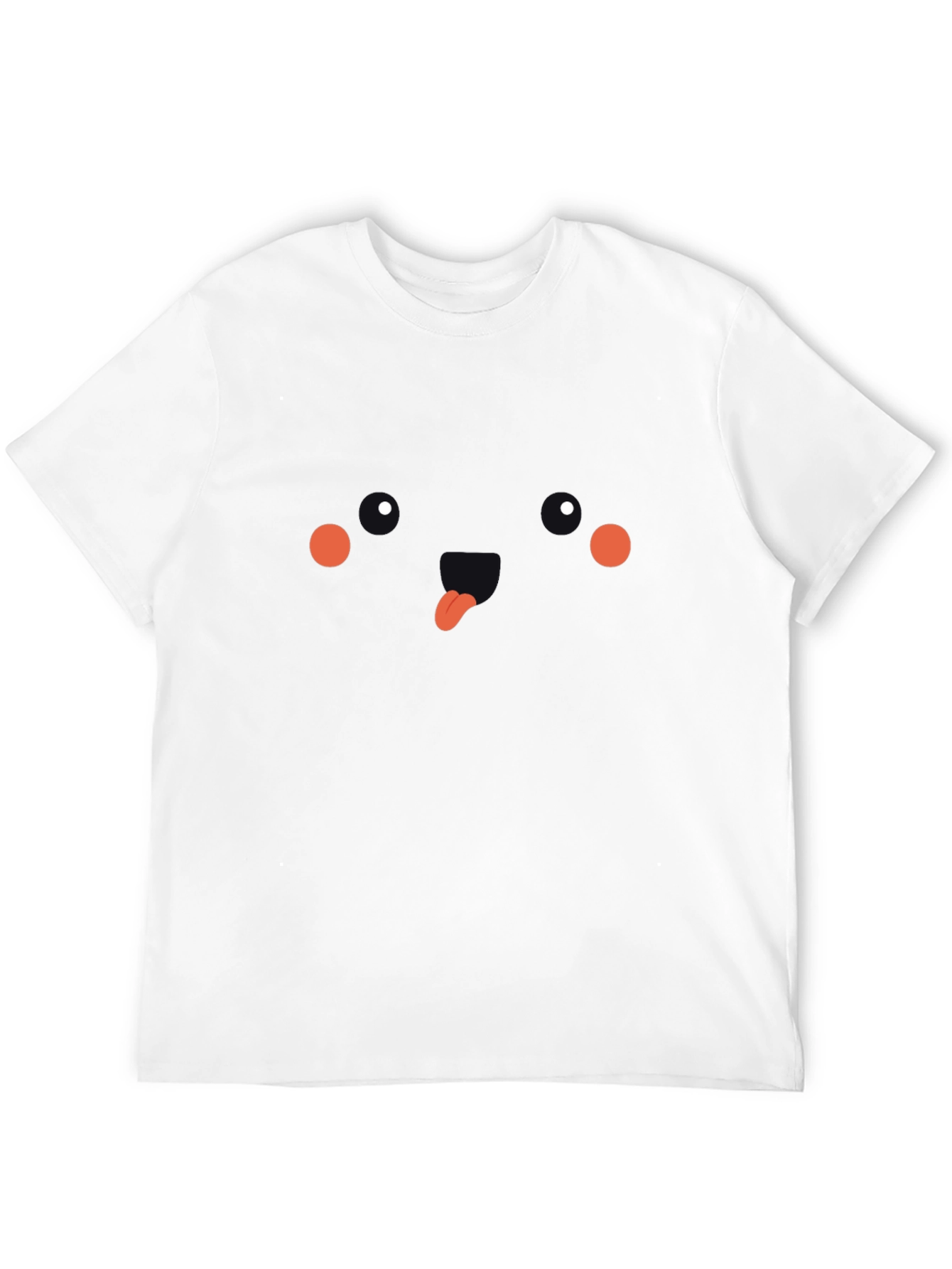Funny Face Graphic Black T-Shirt