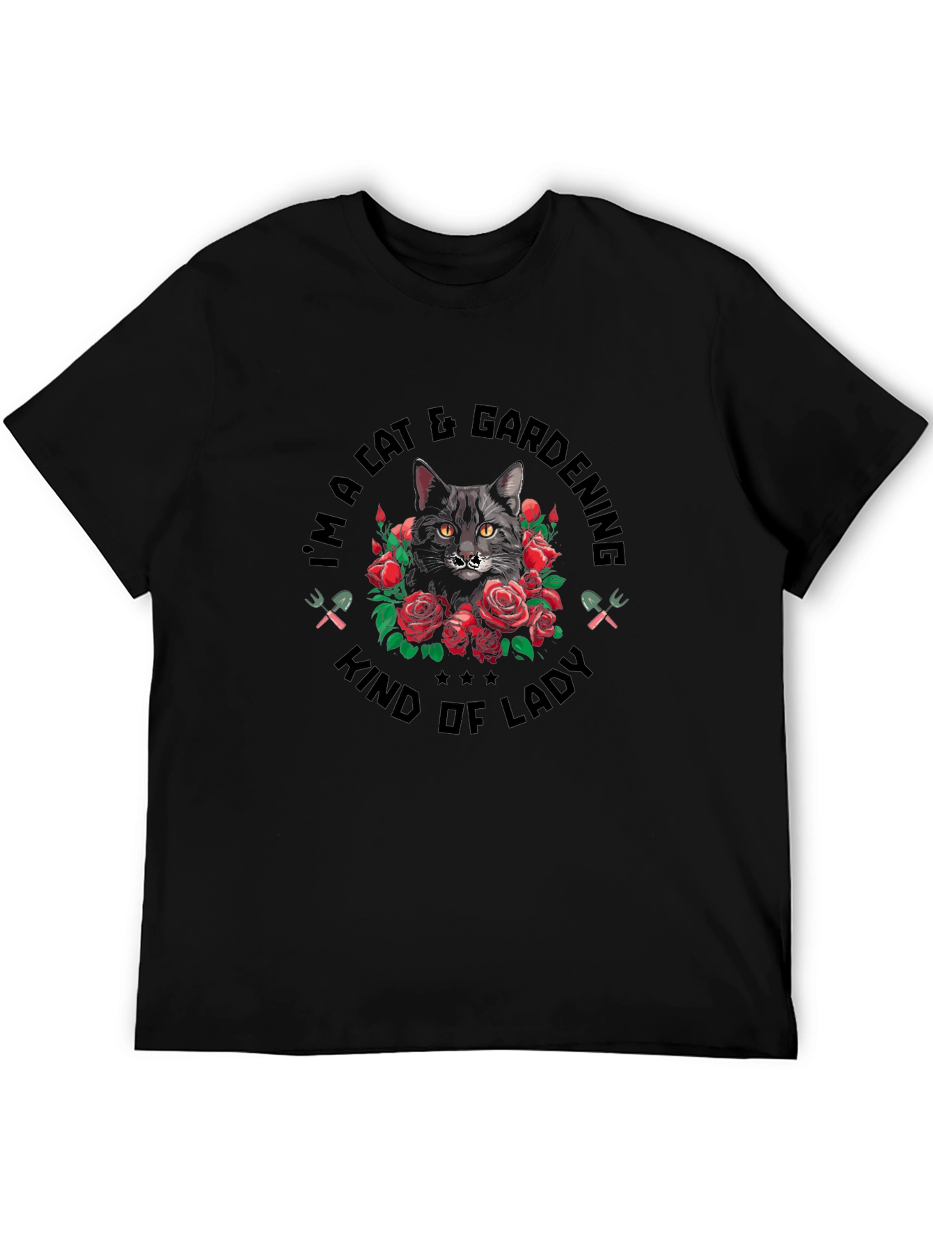 Cat & Gardening Kind of Lady T-Shirt