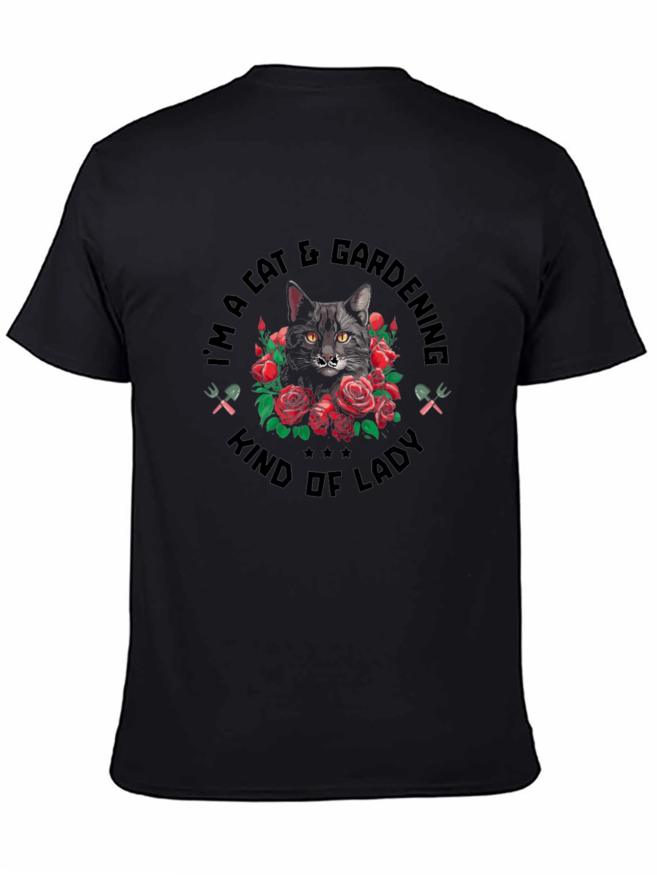 Cat & Gardening Kind of Lady T-Shirt