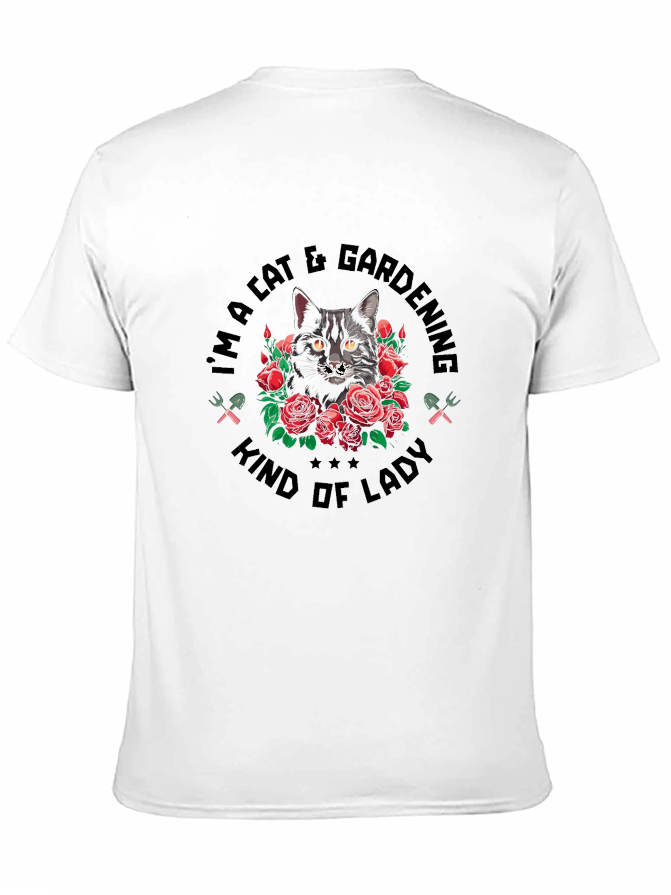 Cat & Gardening Kind of Lady T-Shirt