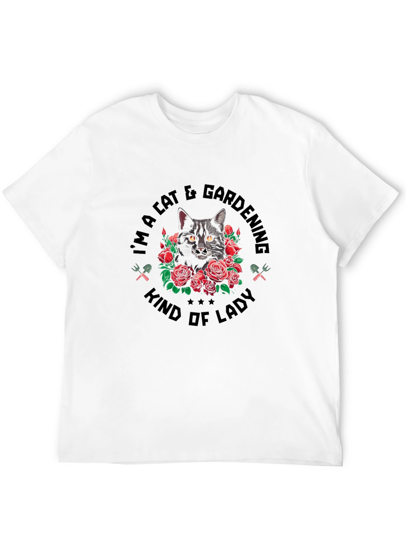 Cat & Gardening Kind of Lady T-Shirt
