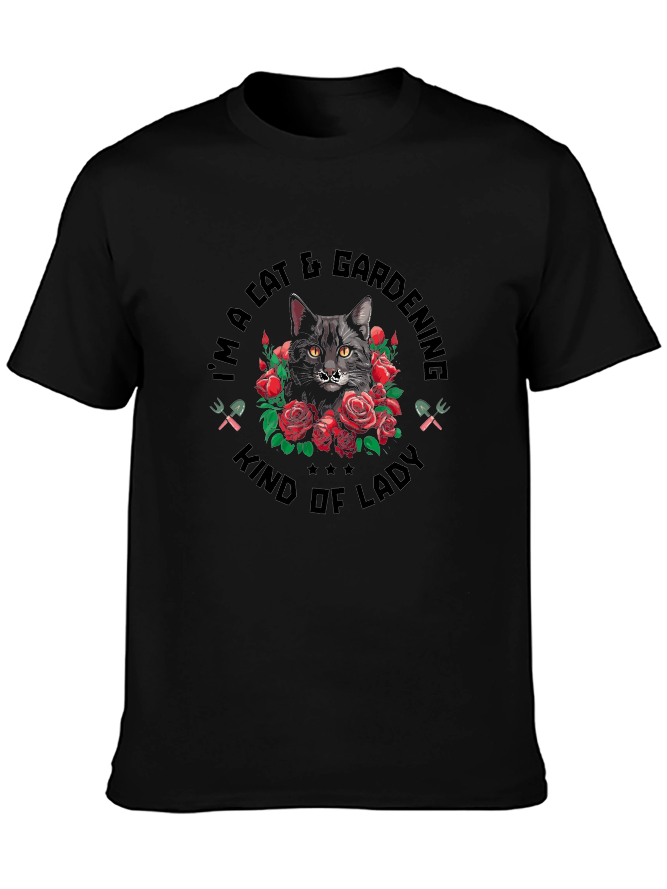 Cat & Gardening Kind of Lady T-Shirt