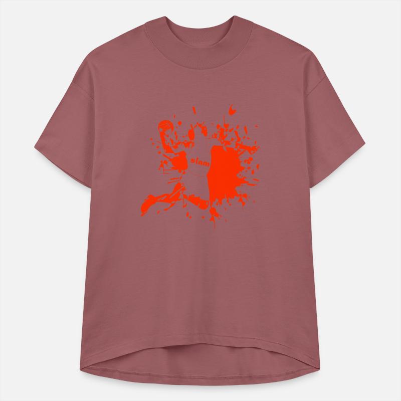 Orange Slam Dunk Tee – Bold Streetball Style