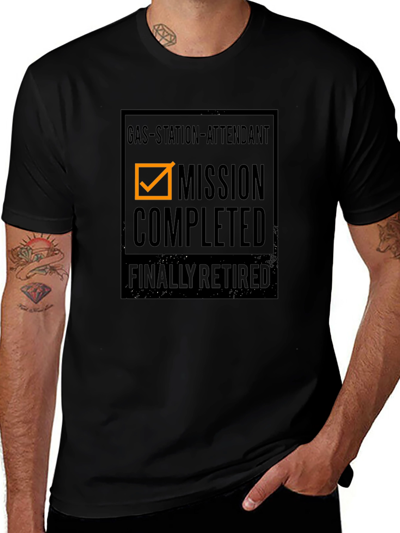 Gas Station Attendant Retirement T-Shirt