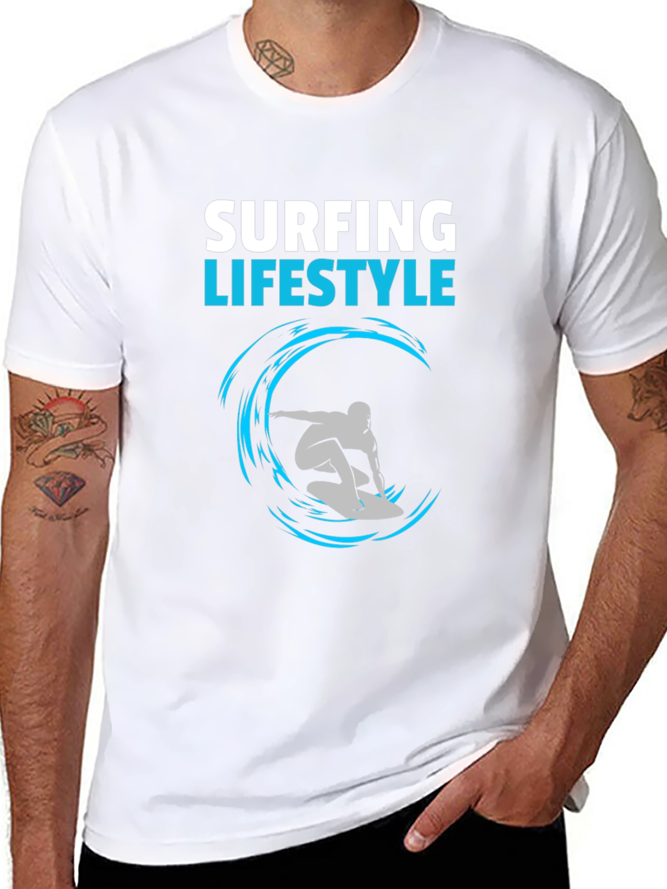 Surfing Lifestyle Graphic Tee