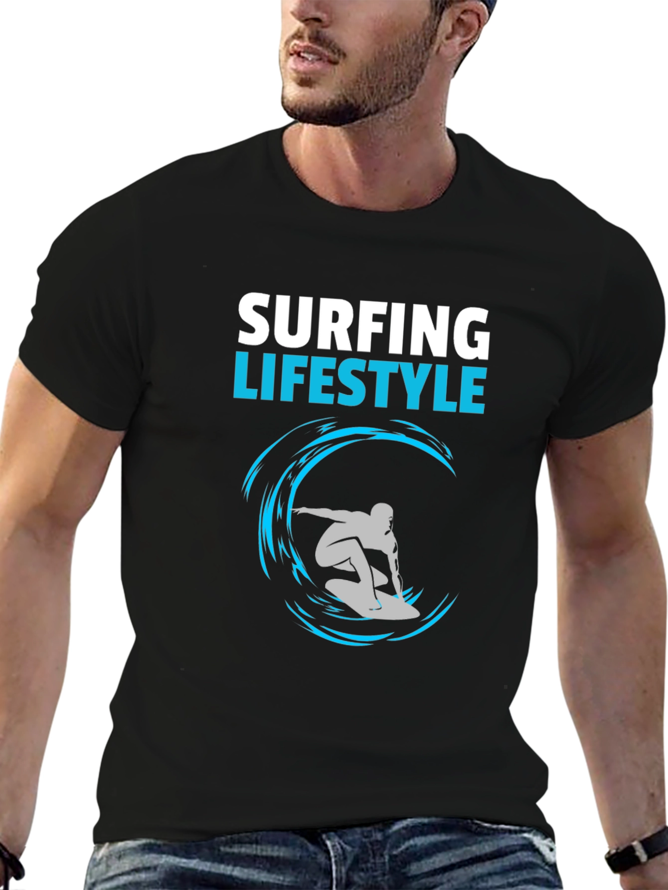 Surfing Lifestyle Graphic Tee