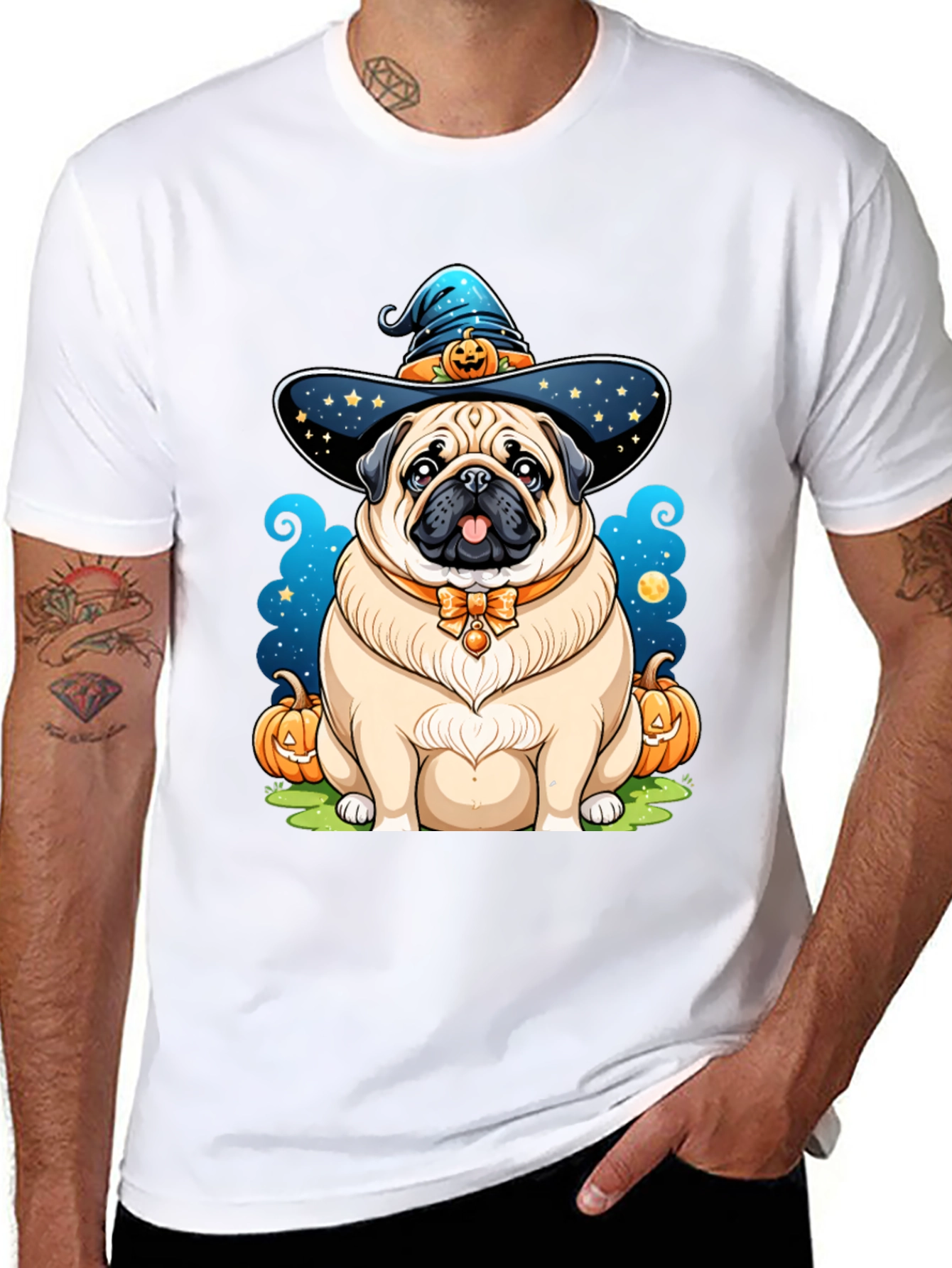 Halloween Pug T-Shirt