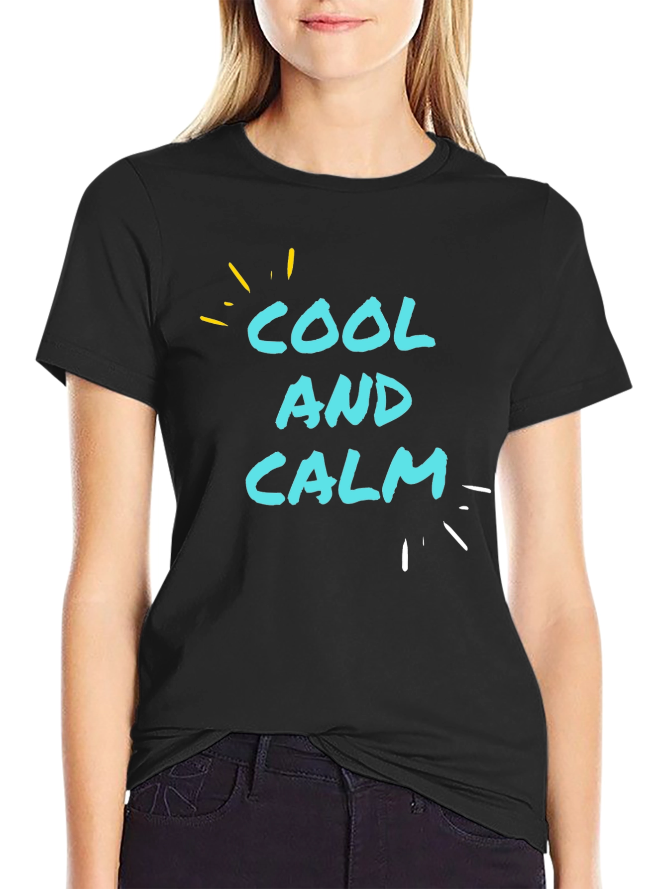Cool and Calm Graphic T-Shirt - Casual Comfort