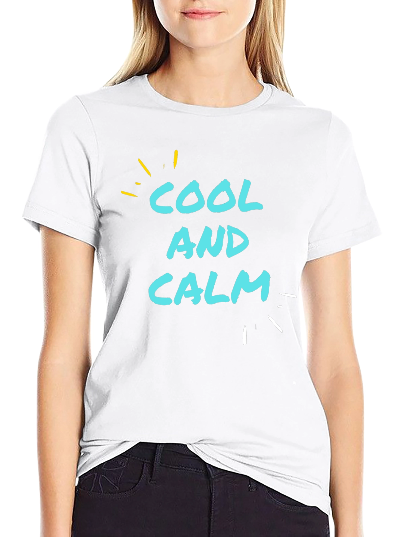 Cool and Calm Graphic T-Shirt - Casual Comfort