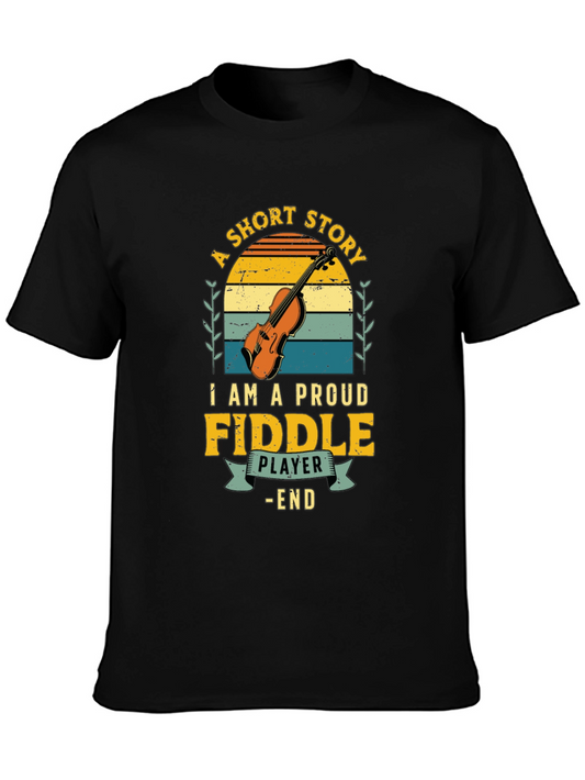 Fiddle Player Graphic Tee - Short Story - End