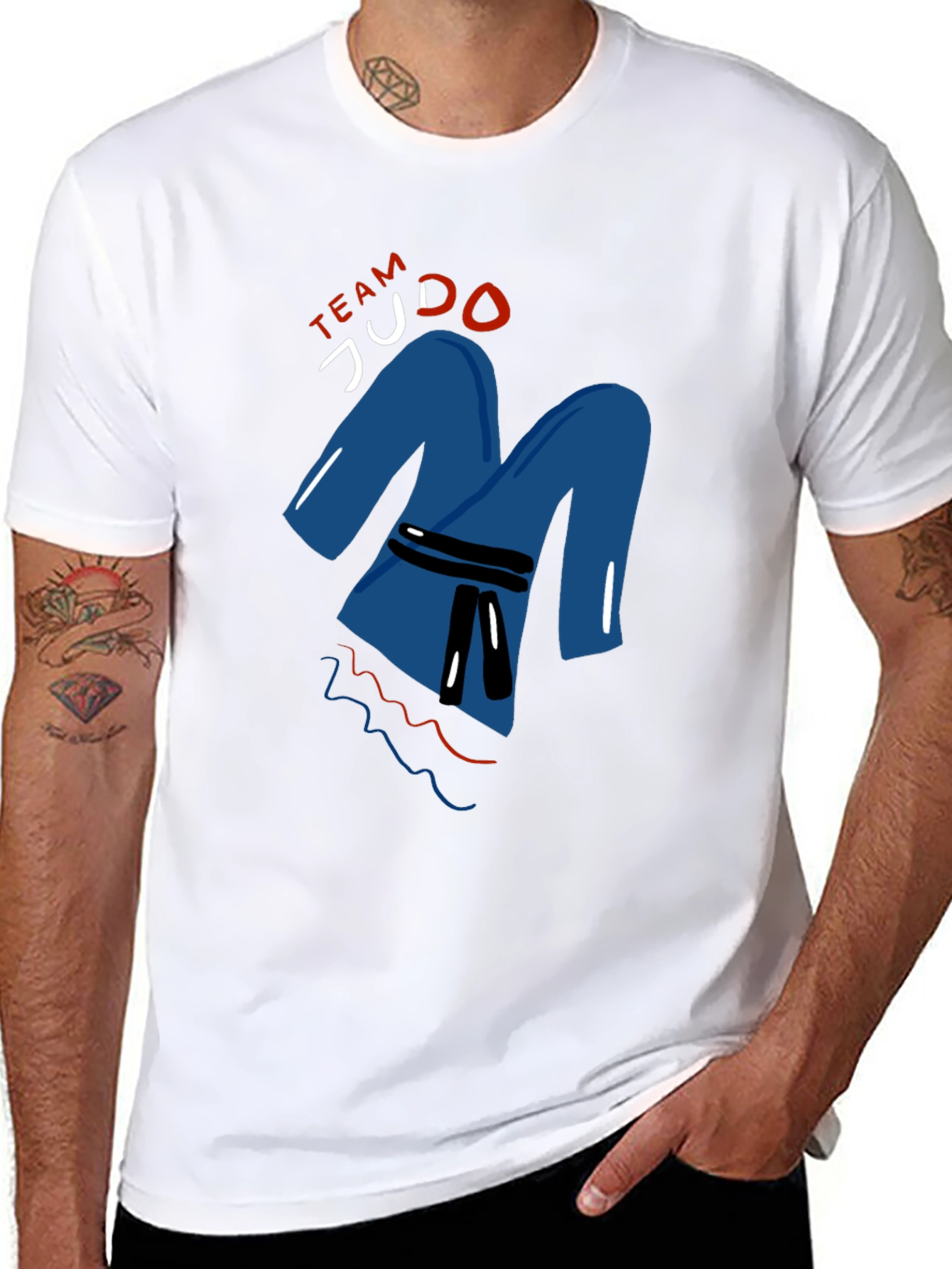 Team Judo T-Shirt - Martial Arts Training Tee