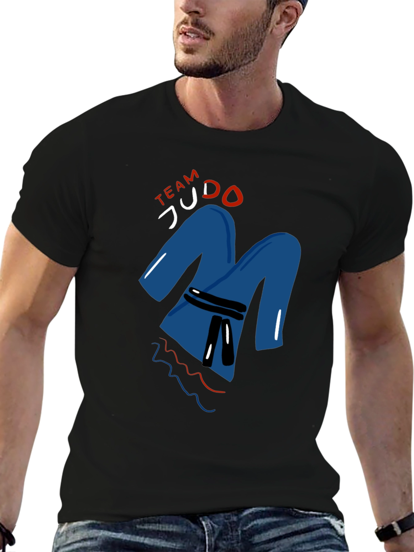 Team Judo T-Shirt - Martial Arts Training Tee