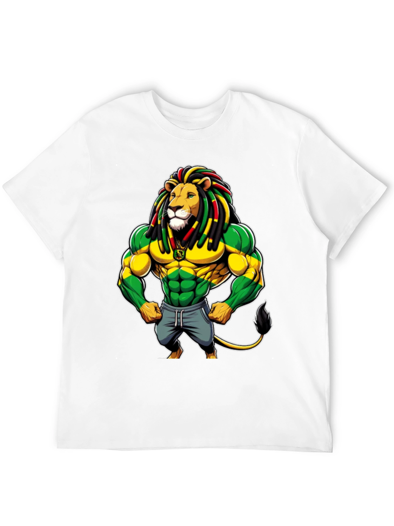Rasta Lion Graphic Tee