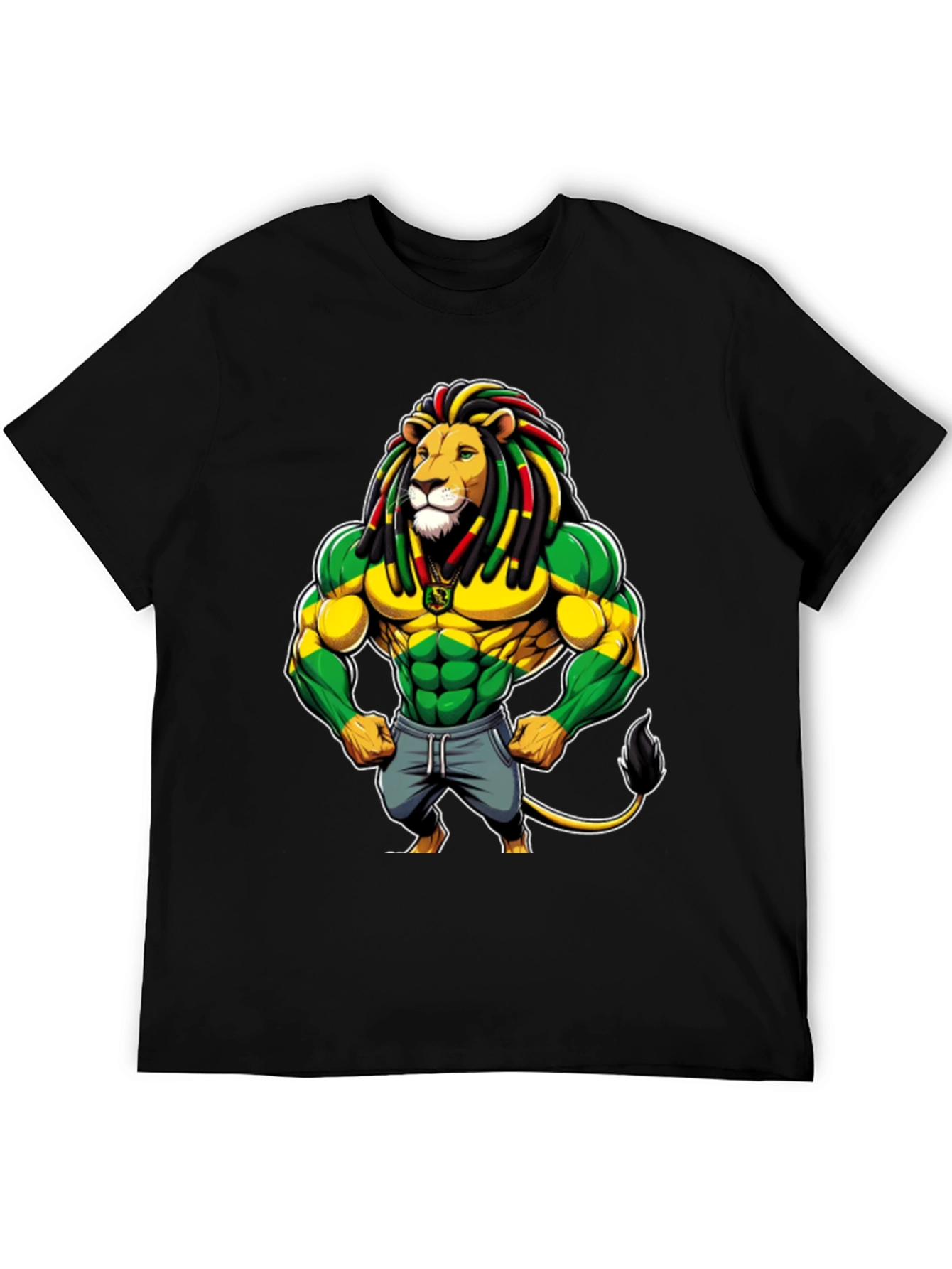 Rasta Lion Graphic Tee