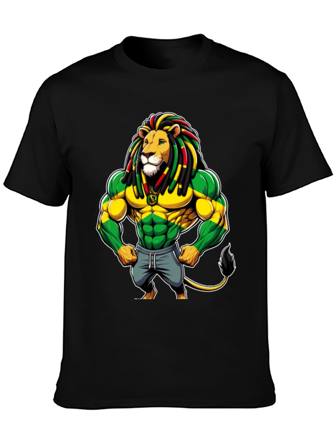 Rasta Lion Graphic Tee