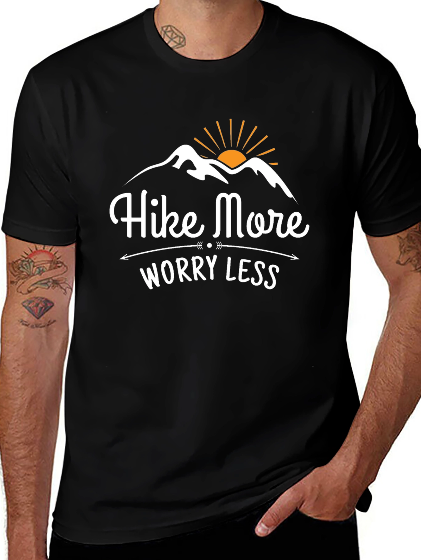 Hike More Worry Less Graphic Tee
