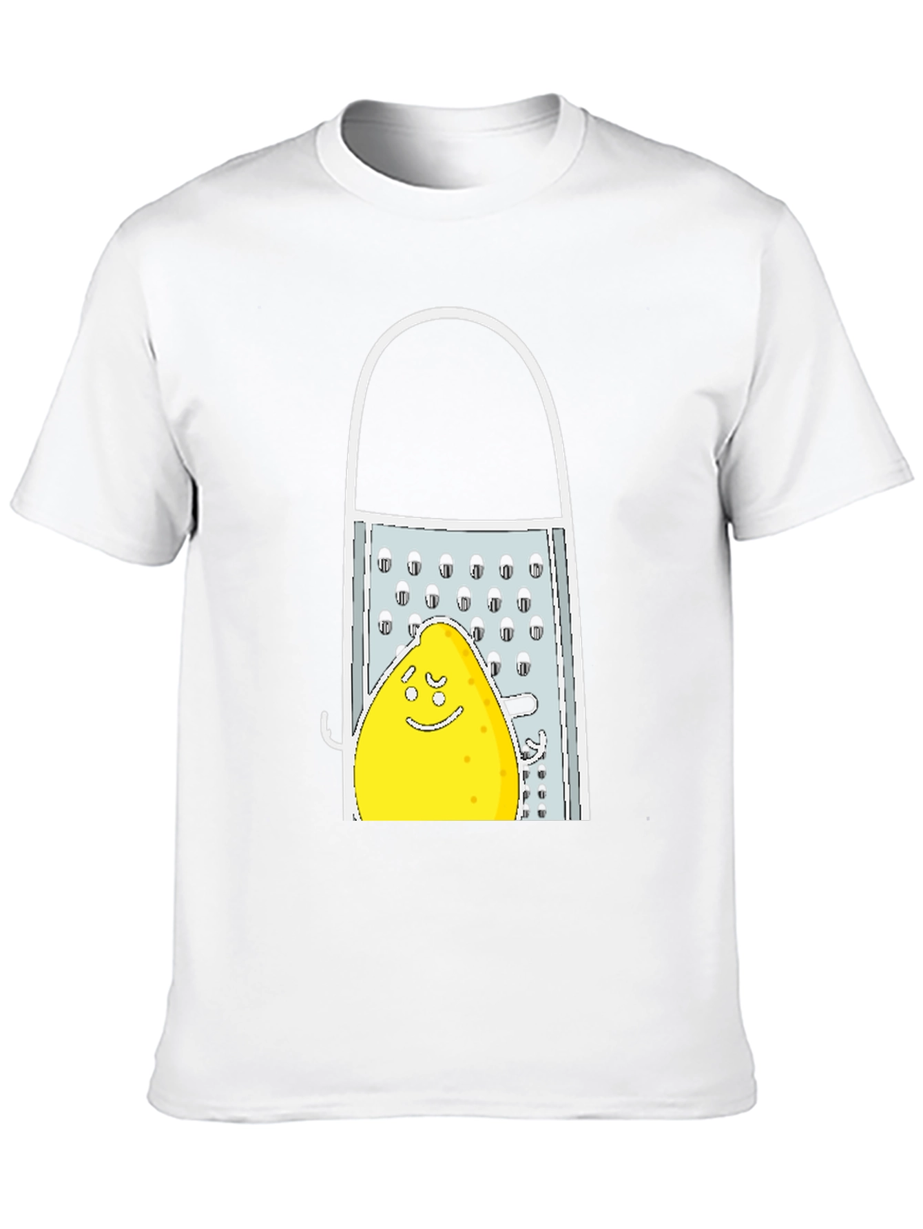 Funny Lemon vs Grater Graphic Tee - Novelty Shirt
