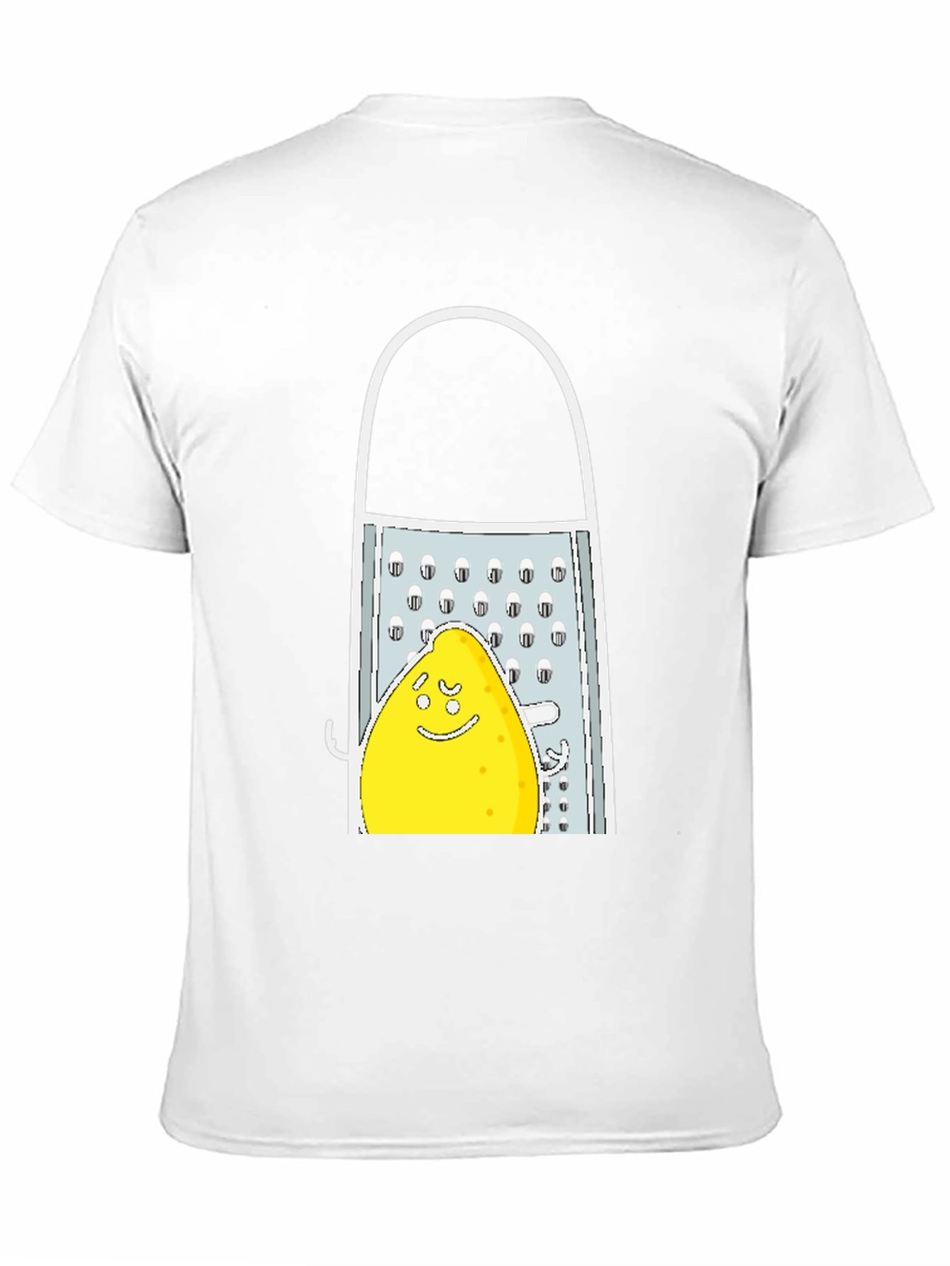 Funny Lemon vs Grater Graphic Tee - Novelty Shirt