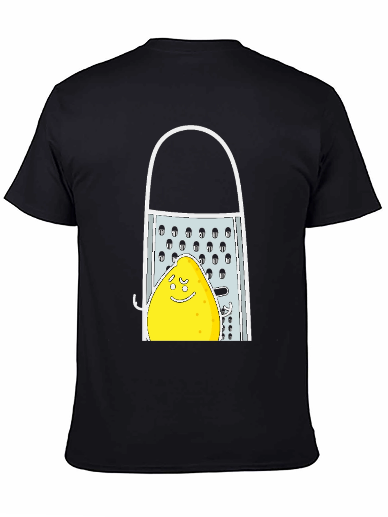 Funny Lemon vs Grater Graphic Tee - Novelty Shirt