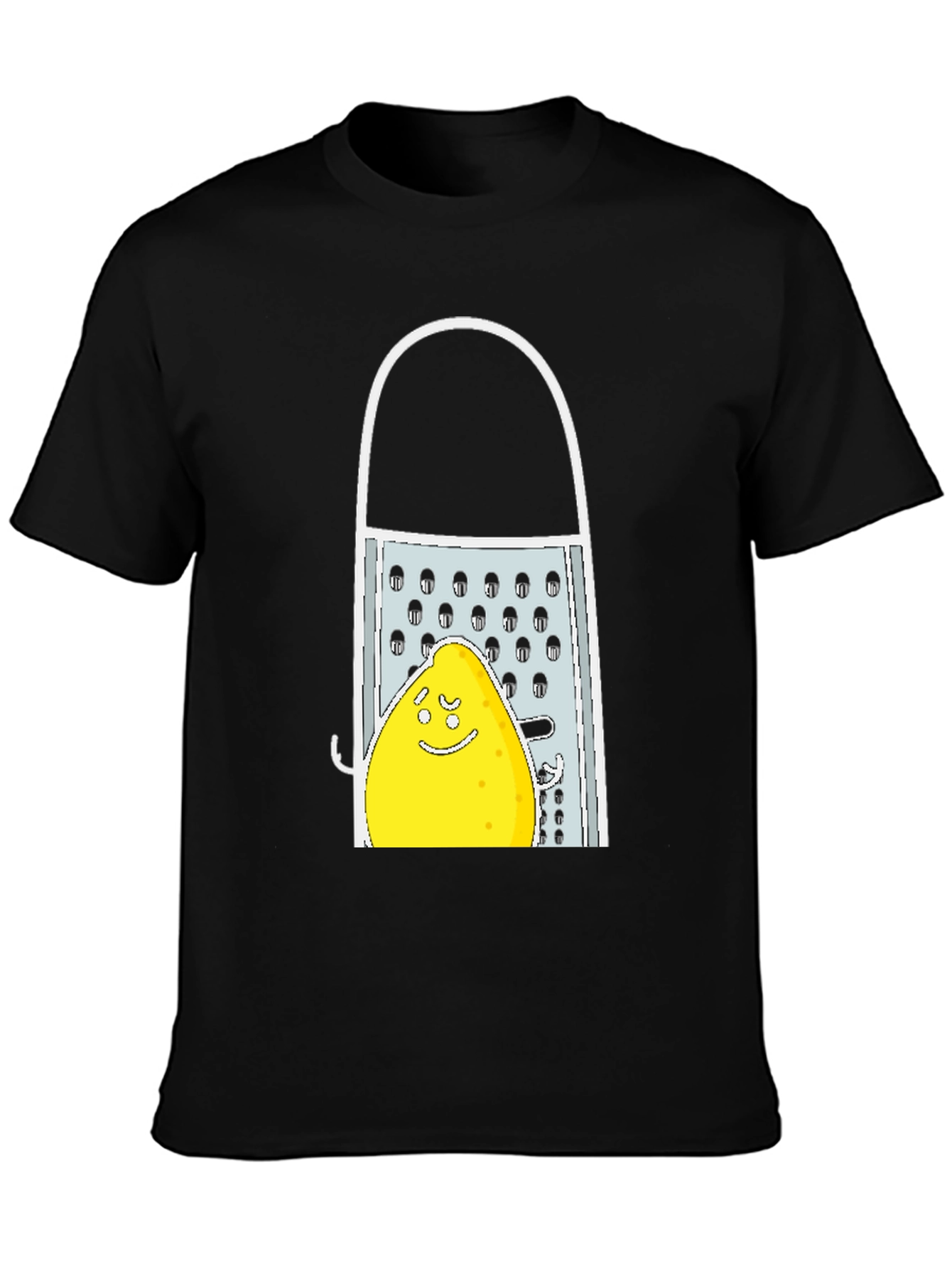 Funny Lemon vs Grater Graphic Tee - Novelty Shirt