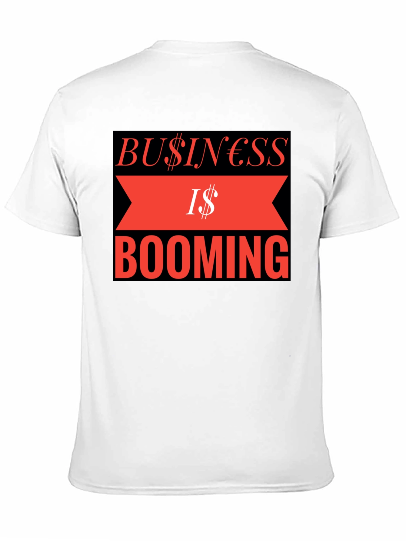 Business is Booming Graphic Tee - Black