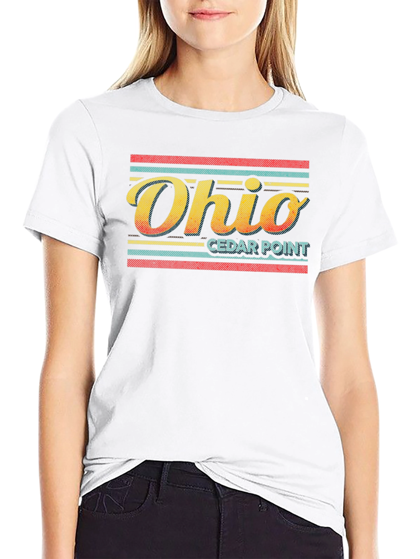 Ohio Cedar Point Retro Graphic Tee
