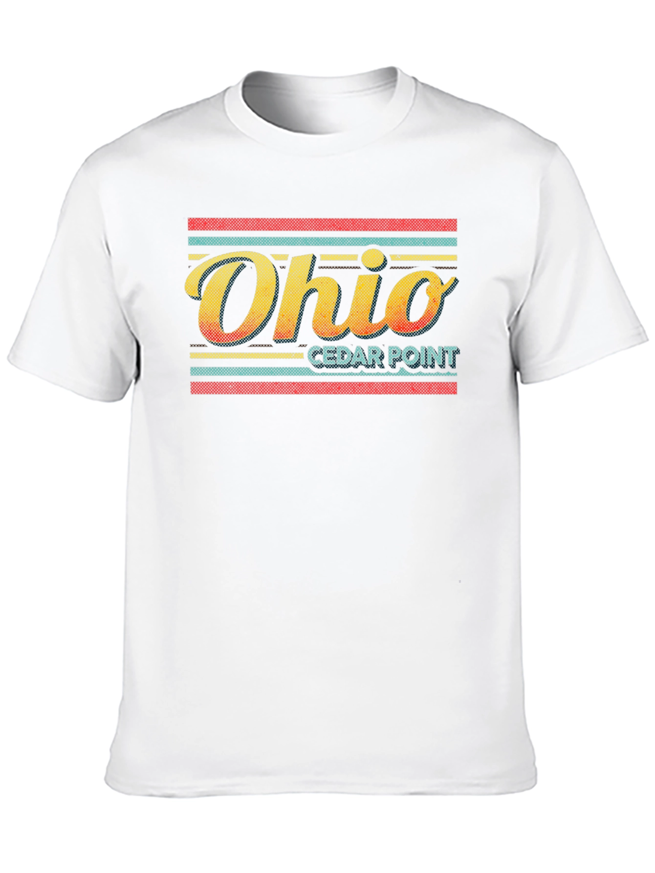Ohio Cedar Point Retro Graphic Tee