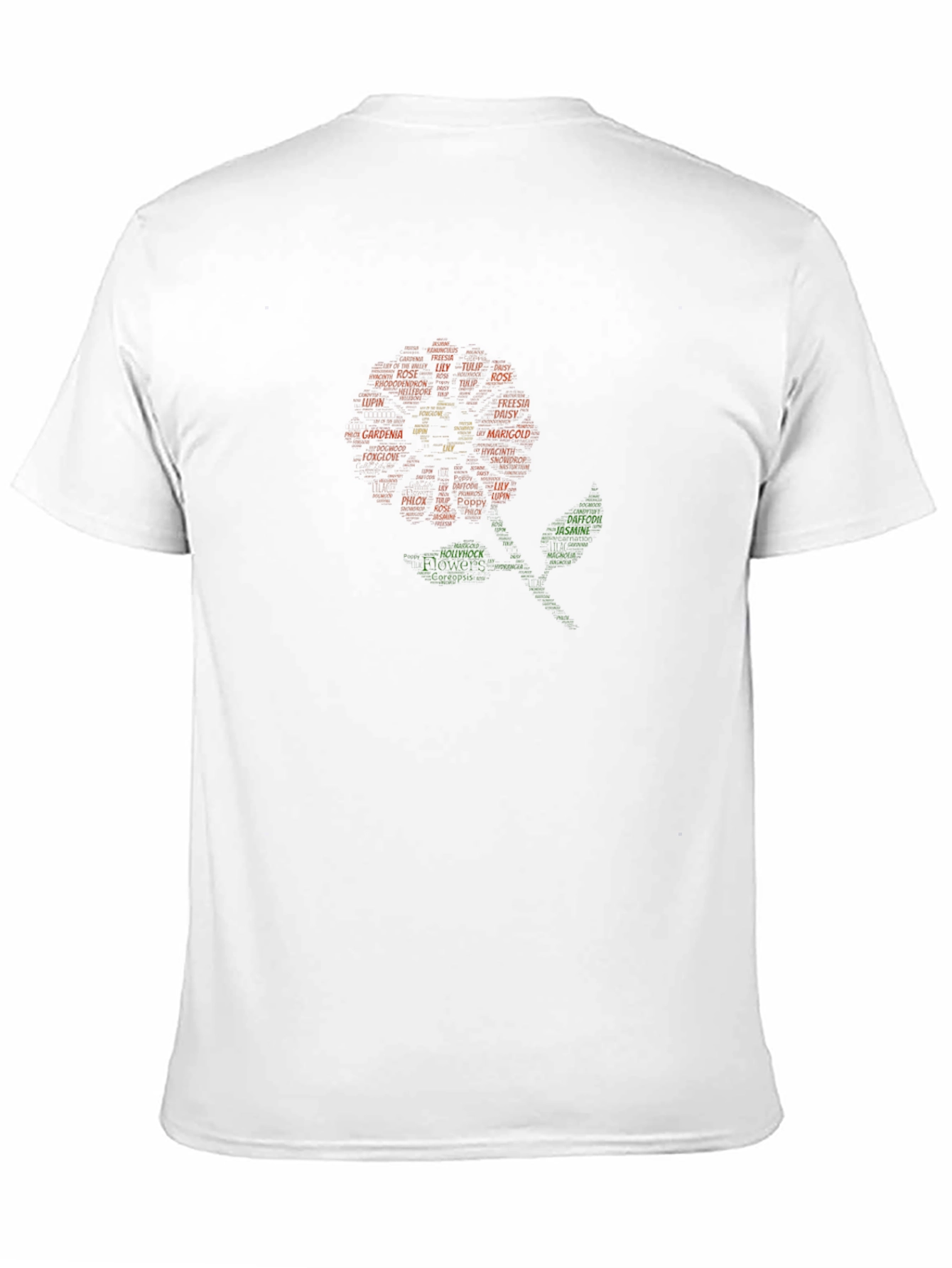 Floral Word Art T-Shirt