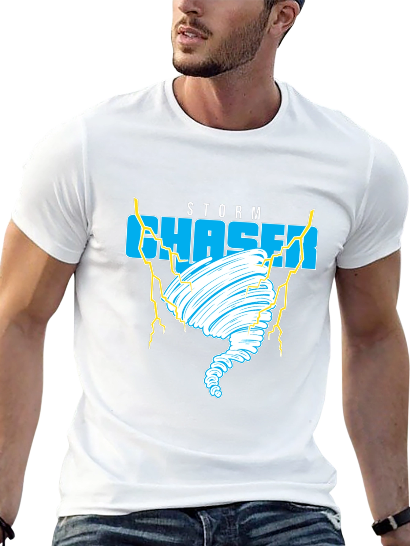Storm Chaser Graphic Tee - Tornado Design