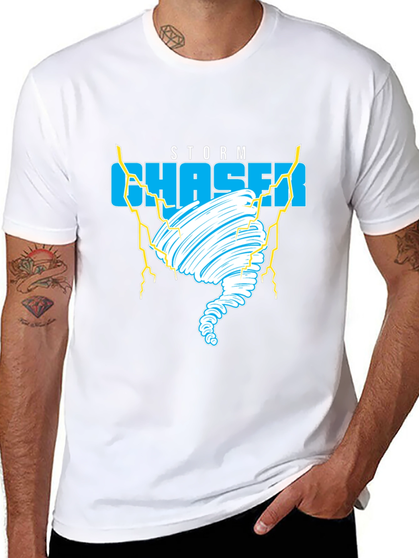 Storm Chaser Graphic Tee - Tornado Design