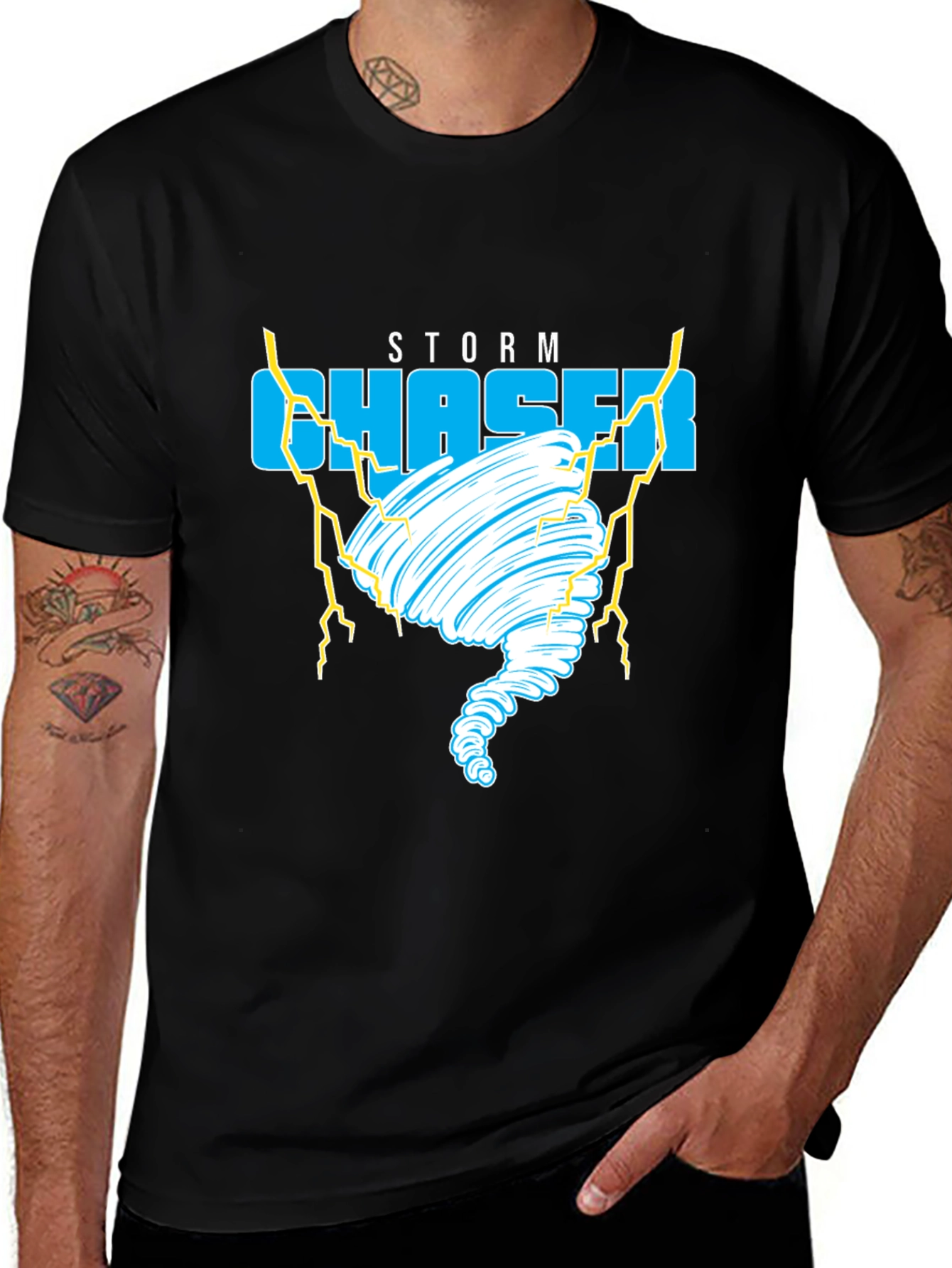 Storm Chaser Graphic Tee - Tornado Design