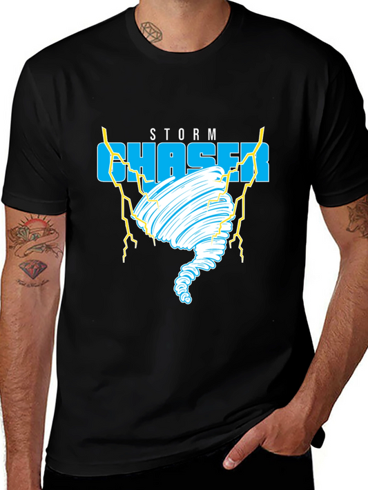 Storm Chaser Graphic Tee - Tornado Design