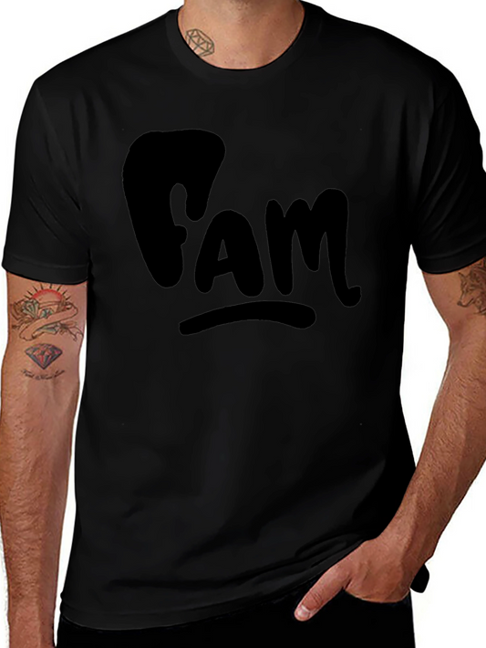 FAM Black T-Shirt - Casual Comfort