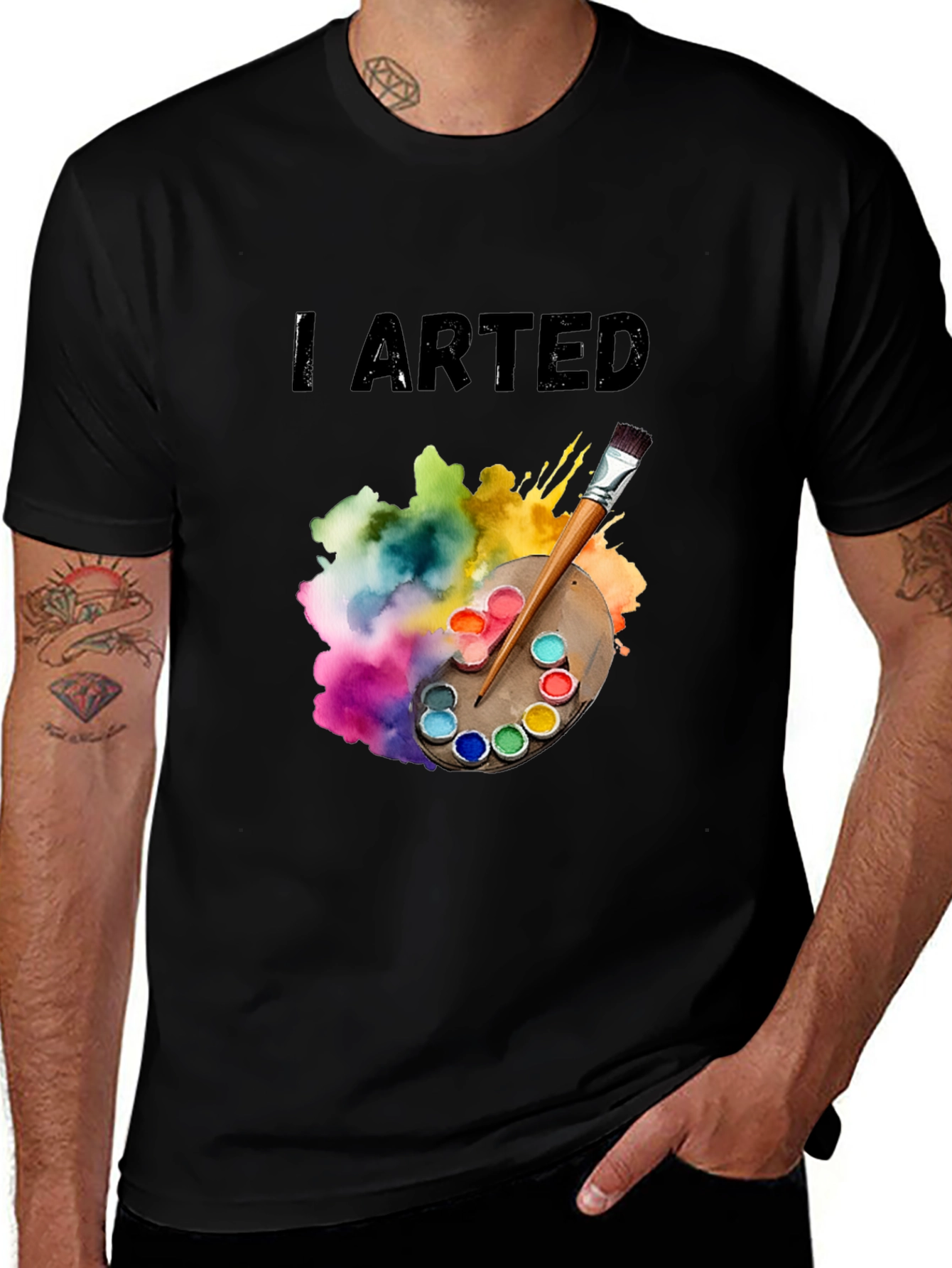 I Arted T-Shirt - Artist Palette Design