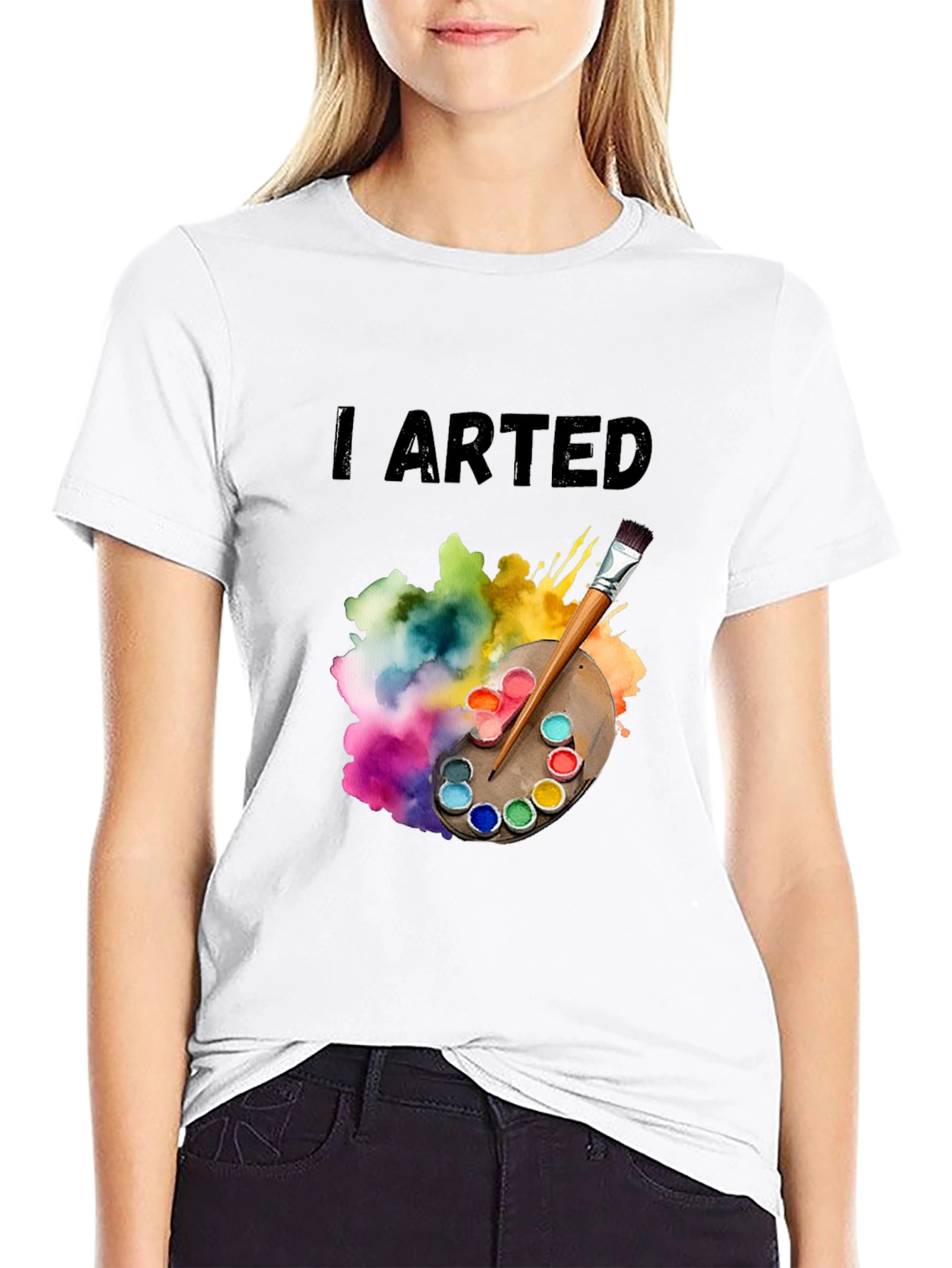 I Arted T-Shirt - Artist Palette Design