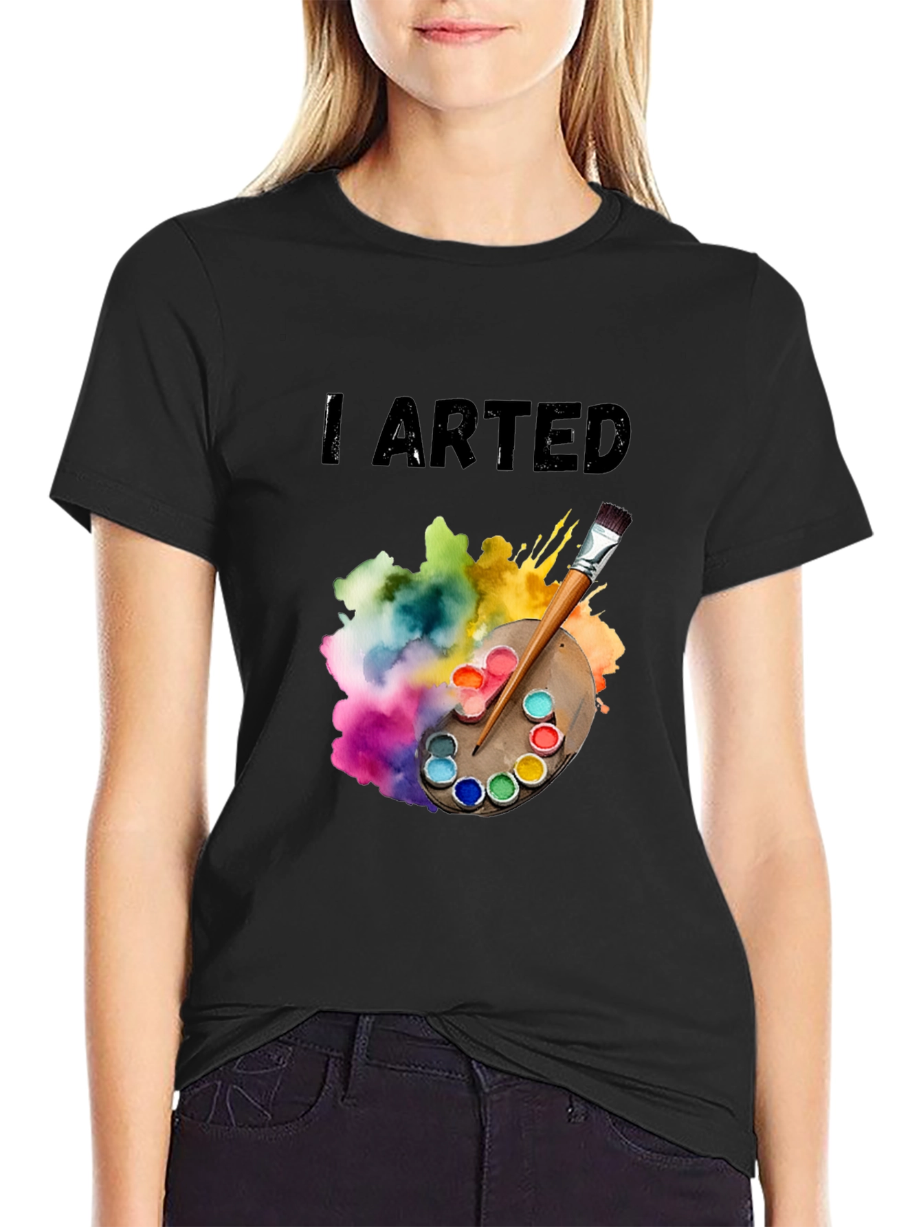 I Arted T-Shirt - Artist Palette Design